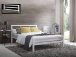 Time Living City Block White Metal Bed Frame The Home and Office Stores