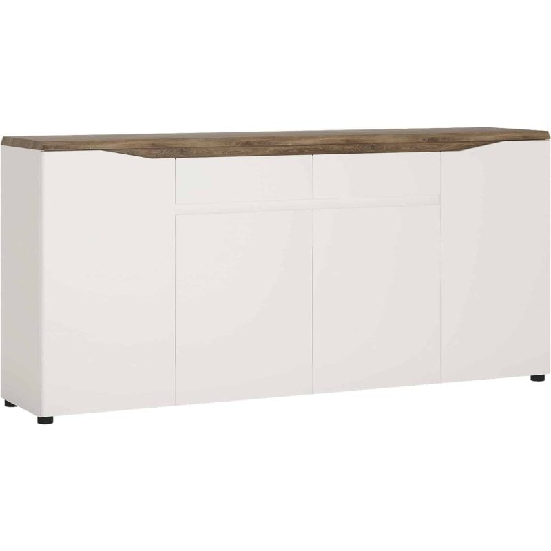 Furniture To Go Toledo 4 Door 2 Drawer Sideboard The Home and Office Stores