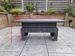 Signature Weave Charlotte Corner Sofa Lift Up Table Garden Dining Set The Home and Office Stores