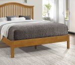 Time Living Chester Wood Bed Frame Honey Oak The Home and Office Stores