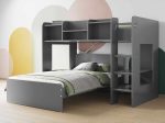 Flair Furnishings Wizard L Shaped Triple Bunk Bed Grey The Home and Office Stores 3