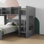 Flair Furnishings Wizard L Shaped Triple Bunk Bed Grey The Home and Office Stores 6