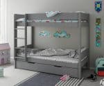 Kids Avenue Estella grey bunk bed 1