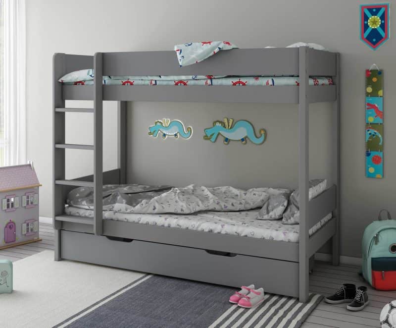 Kids Avenue Estella grey bunk bed 1