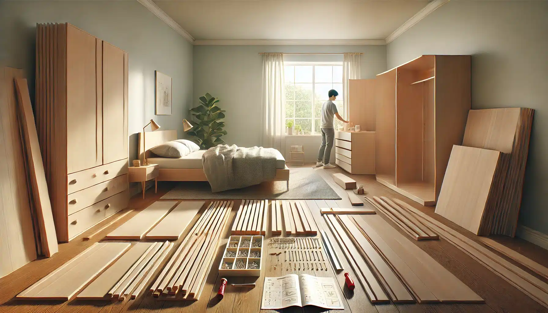 A Step-by-Step Guide to Assembling Flat Pack Bedroom Furniture with Ease.