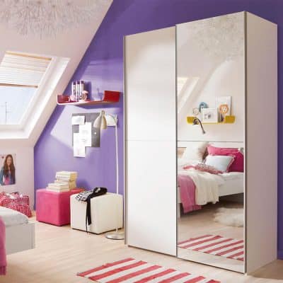 Furniture To Go Babetta Sliding Mirrored Wardrobe