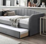 Flintshire Furniture Fabric Day Bed Grey The Home and Office Stores