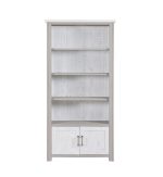 Baumhaus Greystone Large Open Bookcase With Doors The Home and Office Stores 5
