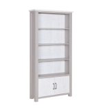Baumhaus Greystone Large Open Bookcase With Doors The Home and Office Stores 6