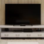 Baumhaus Greystone Super Sized Widescreen Television Cabinet