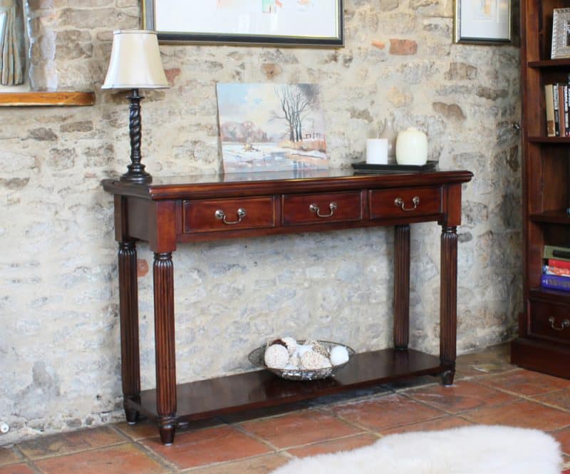 Baumhaus La Roque Console Hall Table With Drawers