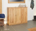 Baumhaus Mobel Oak Extra Large Shoe Cupboard The Home and Office Stores 4