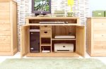 Baumhaus Mobel Oak Hidden Home Office The Home and Office Stores 8