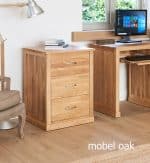 Baumhaus Mobel Oak Printer Cupboard The Home and Office Stores