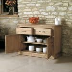 Baumhaus Mobel Oak Small Sideboard The Home and Office Stores 5