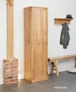 Baumhaus Mobel Oak Tall Shoe Cupboard The Home and Office Stores 4