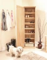 Baumhaus Mobel Oak Tall Shoe Cupboard The Home and Office Stores 8