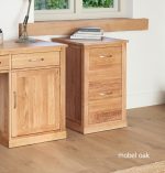 Baumhaus Mobel Oak Two Drawer Filing Cabinet The Home and Office Stores 5