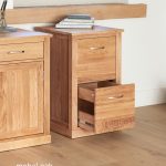 Baumhaus Mobel Oak Two Drawer Filing Cabinet