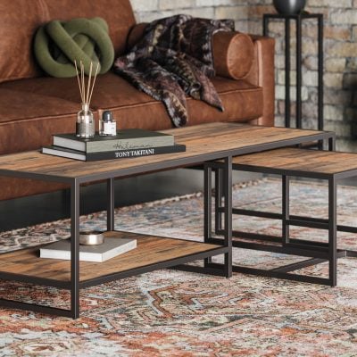 Baumhaus Ooki Coffee Table With Removeable Side Table