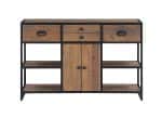 Baumhaus Ooki Large Console Table With Doors The Home and Office Stores 5