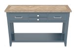 Baumhaus Signature Blue Console Table The Home and Office Stores 5