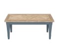 Baumhaus Signature Blue Dining Bench 150cm The Home and Office Stores 5