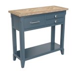 Baumhaus Signature Blue Reclaimed Small Console Table The Home and Office Stores 6