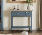 Baumhaus Signature Blue Reclaimed Small Console Table