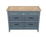 Baumhaus Signature Blue Sideboard Servery The Home and Office Stores