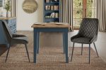 Baumhaus Signature Blue Square Dining Table The Home and Office Stores 4