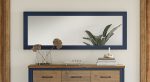 Baumhaus Splash of Blue Extra Long Wall Mirror Hangs Landscape Or Portrait The Home and Office Stores 4