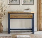 Baumhaus Splash of Blue Hidden Spacesaver Desk The Home and Office Stores