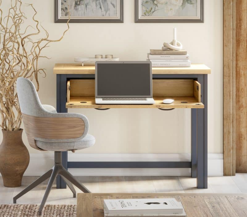 Baumhaus Splash of Blue Hidden Spacesaver Desk