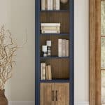 Baumhaus Splash of Blue Narrow Bookcase