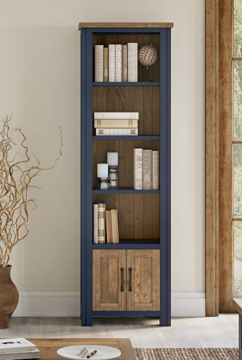 Baumhaus Splash of Blue Narrow Bookcase