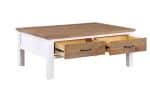 Baumhaus Splash of White Coffee Table With Four Drawers The Home and Office Stores