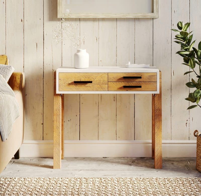 Baumhaus Trinity Reclaimed Small Console Table