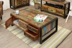 Baumhaus Urban Chic 4 Door 4 Drawers Large Coffee Table The Home and Office Stores 5