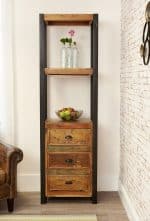 Baumhaus Urban Chic Alcove Bookcase With Drawers The Home and Office Stores