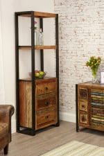 Baumhaus Urban Chic Alcove Bookcase With Drawers The Home and Office Stores