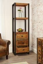 Baumhaus Urban Chic Alcove Bookcase With Drawers The Home and Office Stores