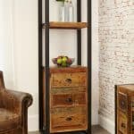 Baumhaus Urban Chic Alcove Bookcase With Drawers