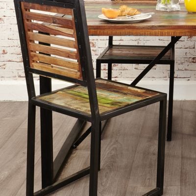 Baumhaus Urban Chic Dining Chair Pack Of Two