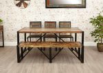 Baumhaus Urban Chic Dining Table Large The Home and Office Stores 5