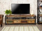 Baumhaus Urban Chic Open Widescreen Television Cabinet The Home and Office Stores 4
