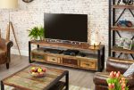 Baumhaus Urban Chic Open Widescreen Television Cabinet The Home and Office Stores 5