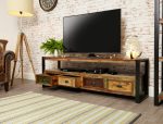 Baumhaus Urban Chic Open Widescreen Television Cabinet The Home and Office Stores 6