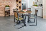 Baumhaus Urban Chic Round Dining Table 100cm x 100cm The Home and Office Stores 4