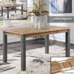 Baumhaus Urban Elegance Reclaimed Extending Dining Table